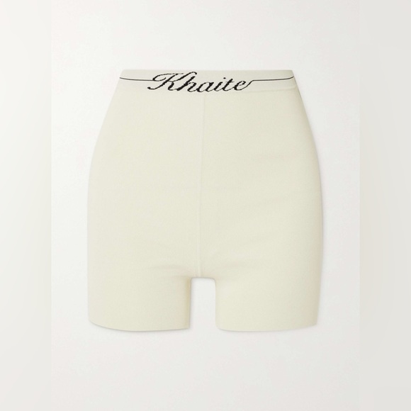 KHAITE Bryant ribbed-knit biker shorts - Picture 11 of 11